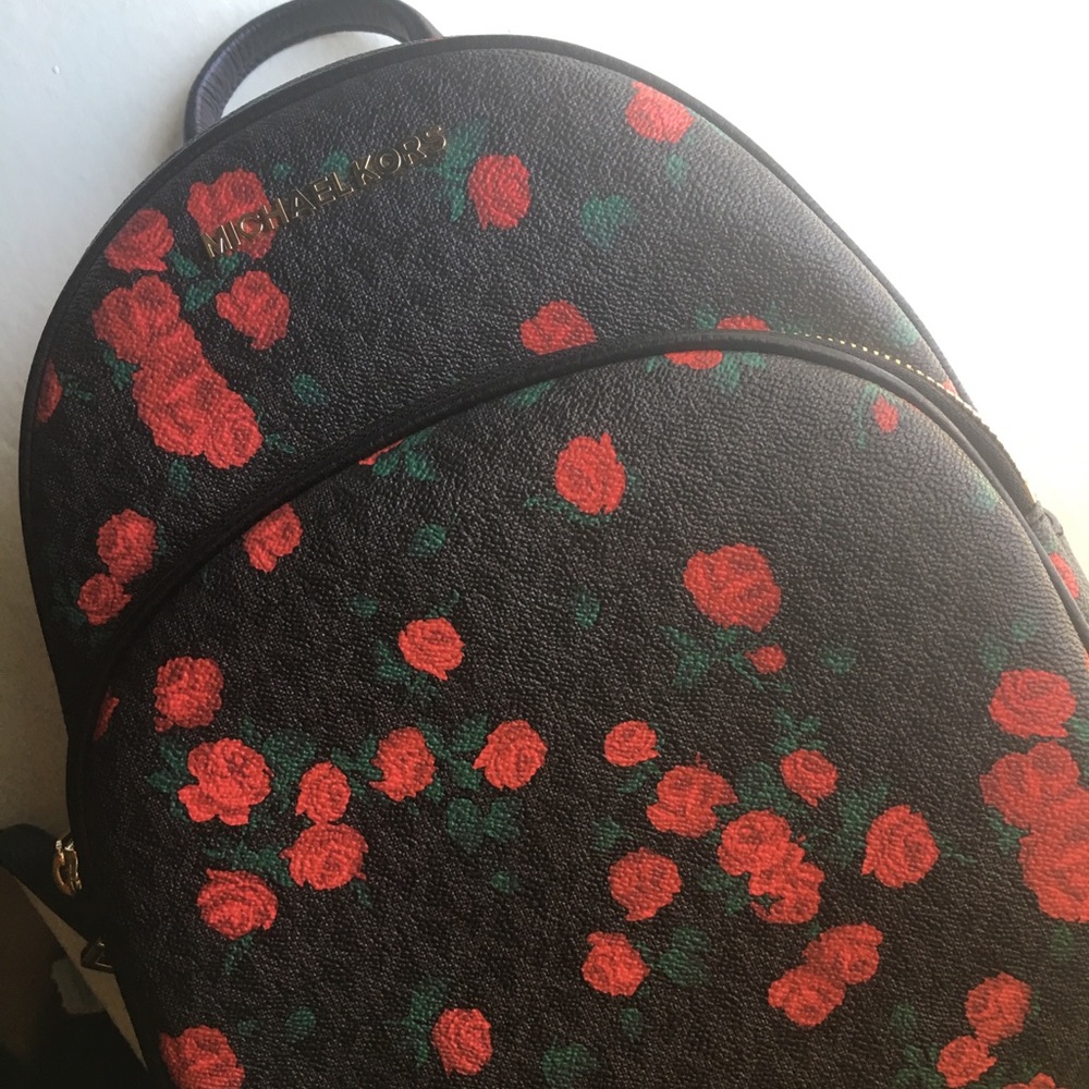 Michael Kors floral backpack